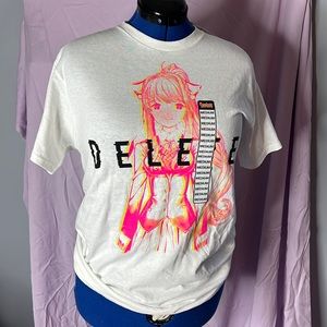 spencer's anime girl tshirt knives #anime #girl... - Depop